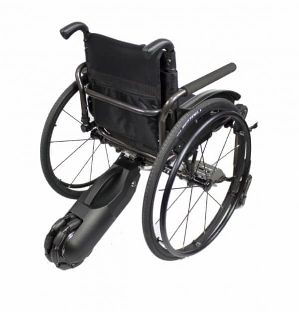 DOSTAWKA ELEKTRYCZNA DO WÓZKA INWALIDZKIEGO AKTYWNEGO – O KOMPAKTOWYCH ROZMIARACH – NAPĘD TYLNY WSPOMAGAJĄCY PORUSZANIE WÓZKIEM (VITEA CARE WAY DRVK0M)