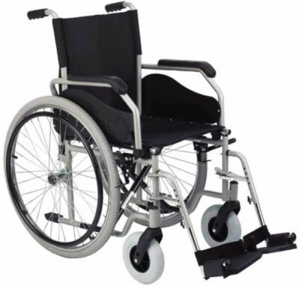 Wózek inwalidzki ręczny stalowy Basic VITEA CARE VCWK43B