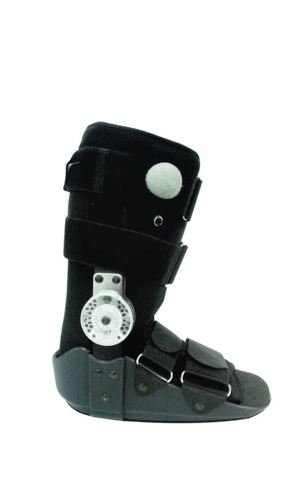 Orteza sztywna z tworzywa sztucznego na goleń i stopę (krótka) ANTAR AT53004