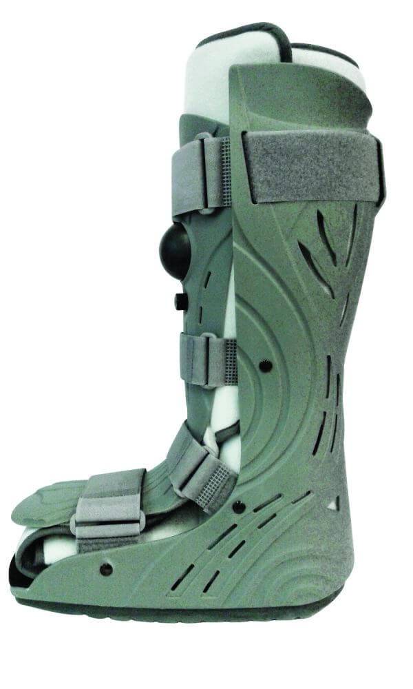 Orteza sztywna z tworzywa sztucznego na goleń i stopę AT53006