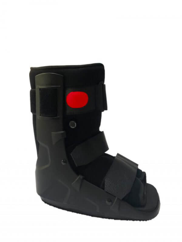 Orteza sztywna z tworzywa sztucznego na goleń i stopę (krótka) AT53008