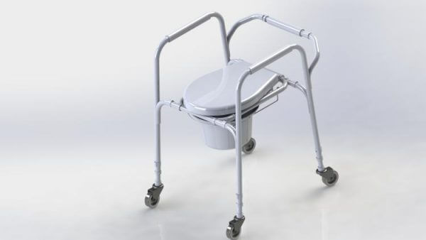 AT01003 Krzesło toaletowe z kółkami