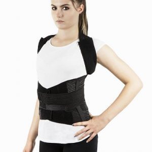 AT04505 Orteza tułowia sztywna, wysoka, ze stalkami, rozkładana AT04505 Orteza tułowia sztywna, wysoka, ze stalkami, rozkładana