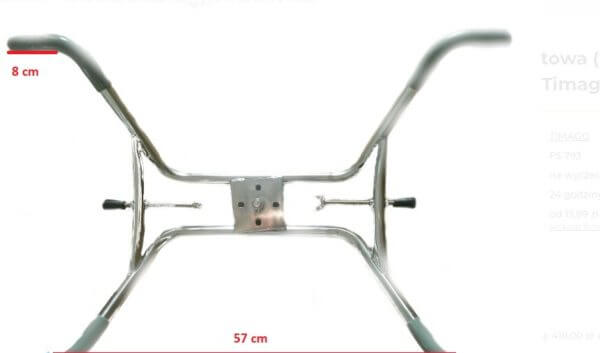 Ławka obrotowa (fotel) na wannę dla seniora Timago