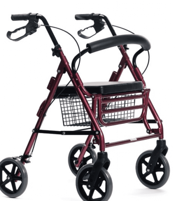 Podpórka rehabilitacyjna cztero kołowa aluminiowa ROSE
