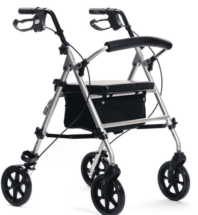 Podpórka rehabilitacyjna cztero kołowa aluminiowa ROCKY