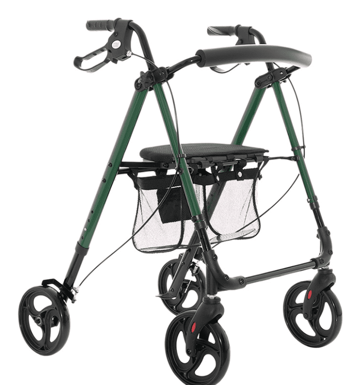 Podpórka rehabilitacyjna cztero kołowy aluminiowa Grass